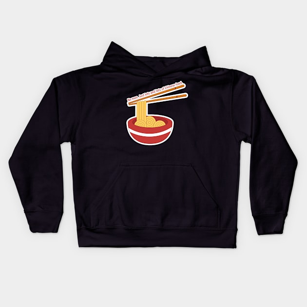 no men just lots of chinese food Kids Hoodie by aytchim